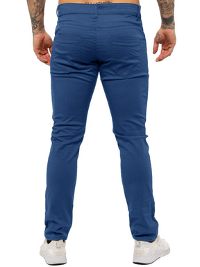 Kruze | Mens Slim Fit Stretch Chinos