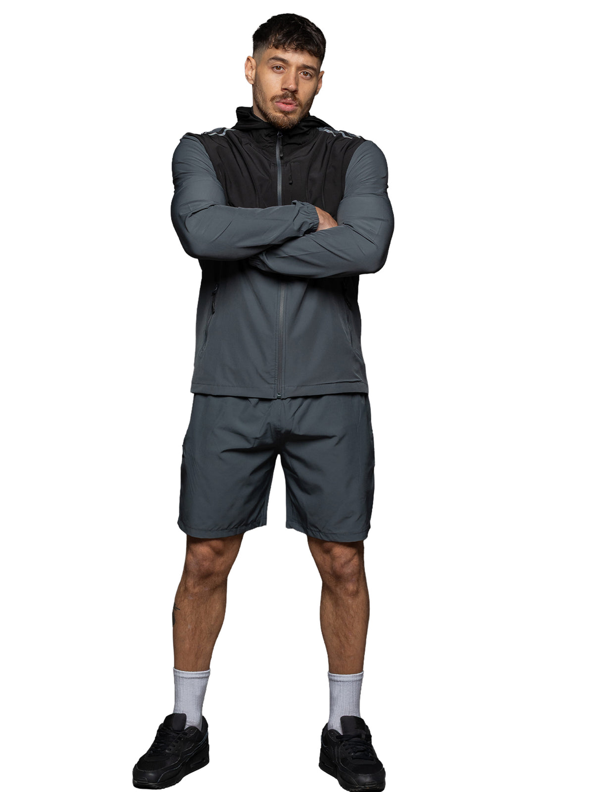 Kruze | Mens Woven Jacket & Shorts Set