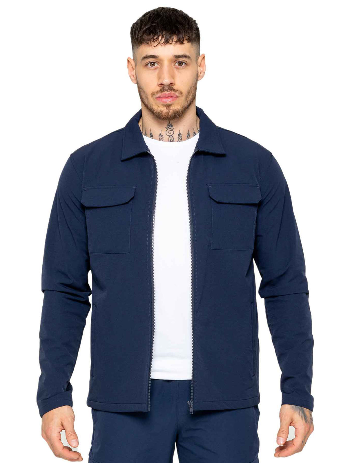 Enzo Milano | Mens Cargo Pockets Jacket