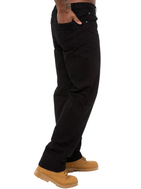 Mens Straight Fit Basic Denim Jeans | Blue Circle Designer Menswear