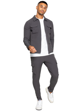 MJK1 JACKET & MCP2 PANT Enzo | Mens Cargo Shakcet Tracksuit Set ENZO RAWDENIM