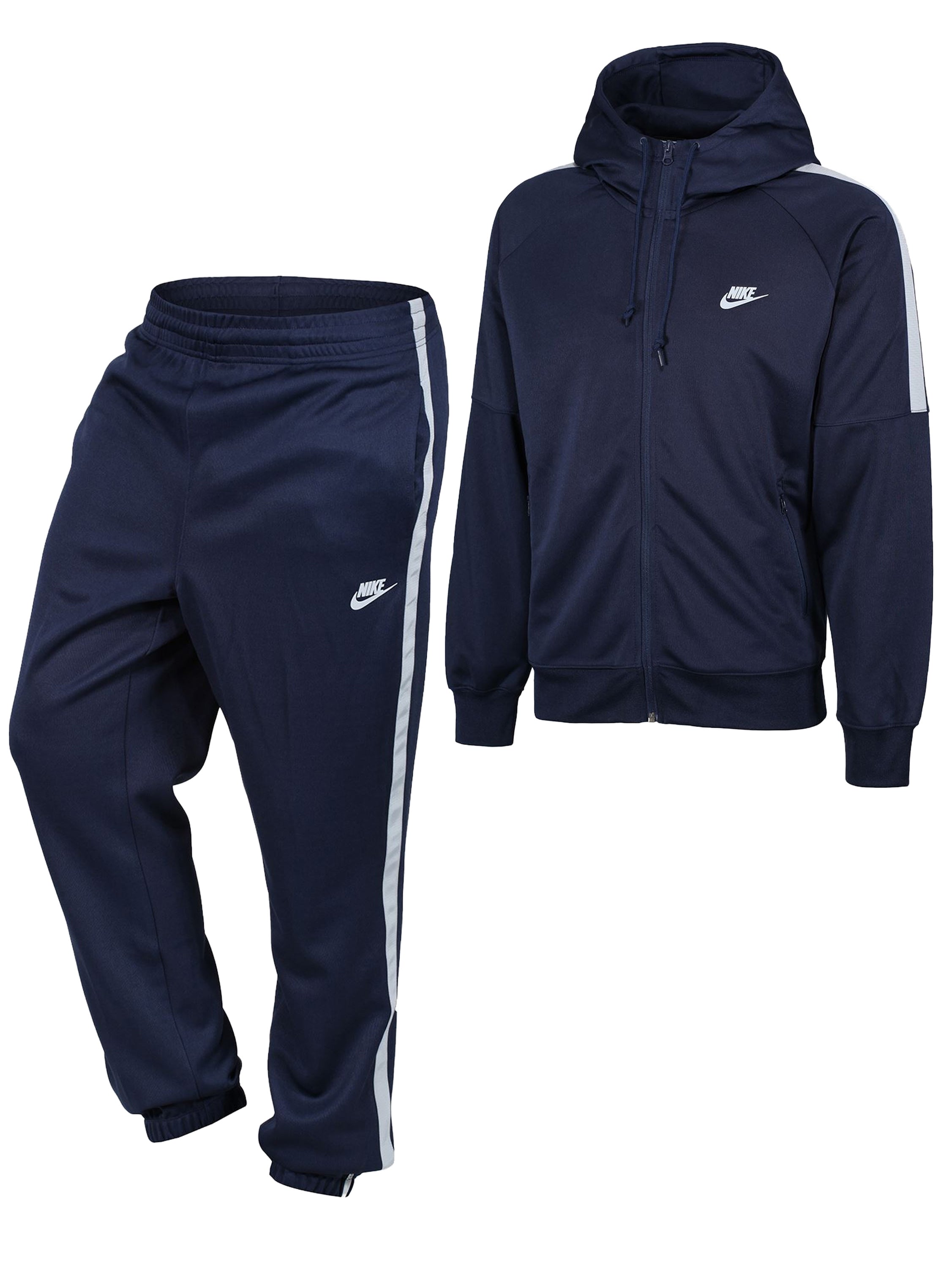 Navy blue nike tracksuit mens online