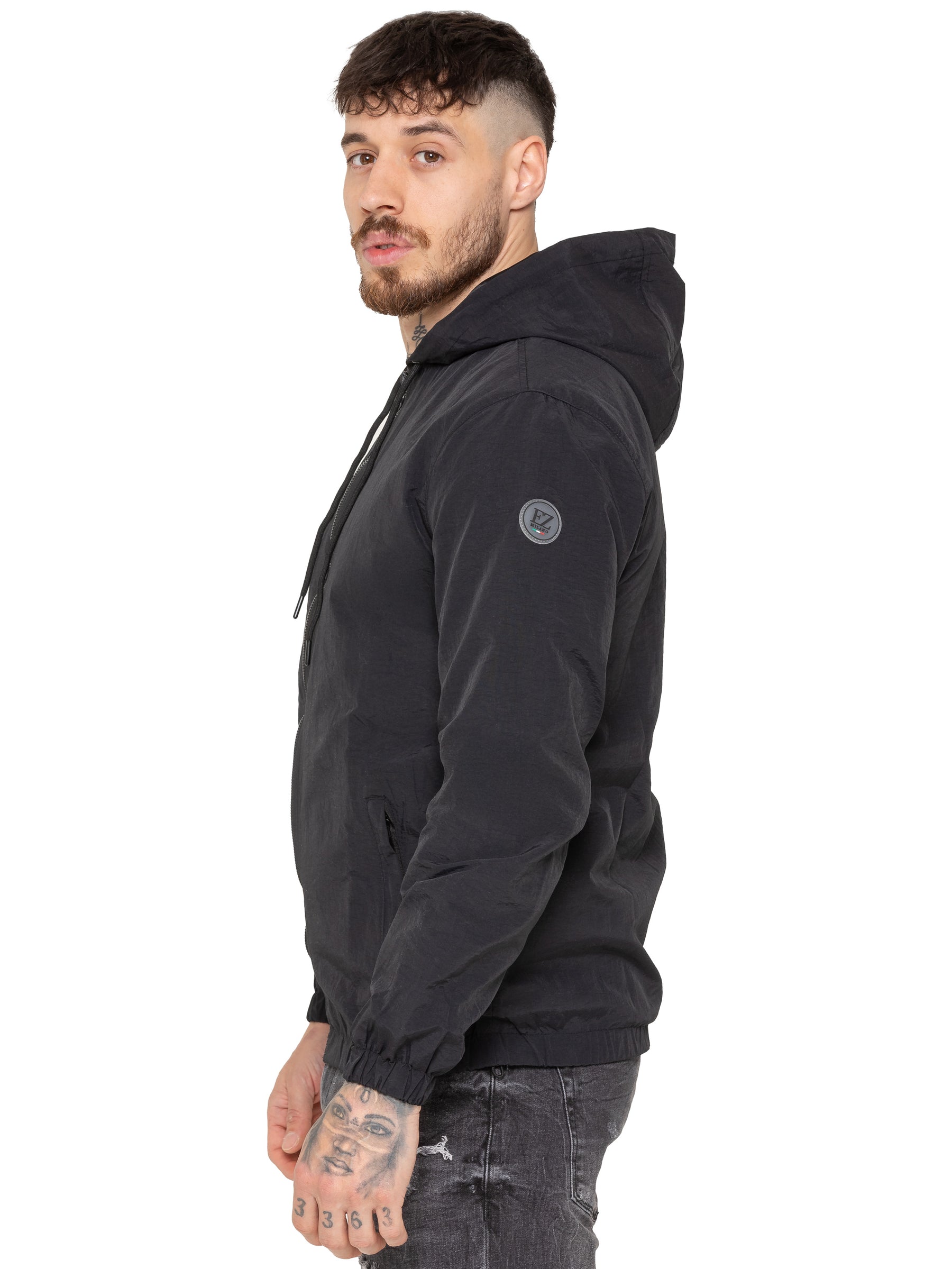 Enzo Milano | Mens Windbreaker and Cargo Pants Set