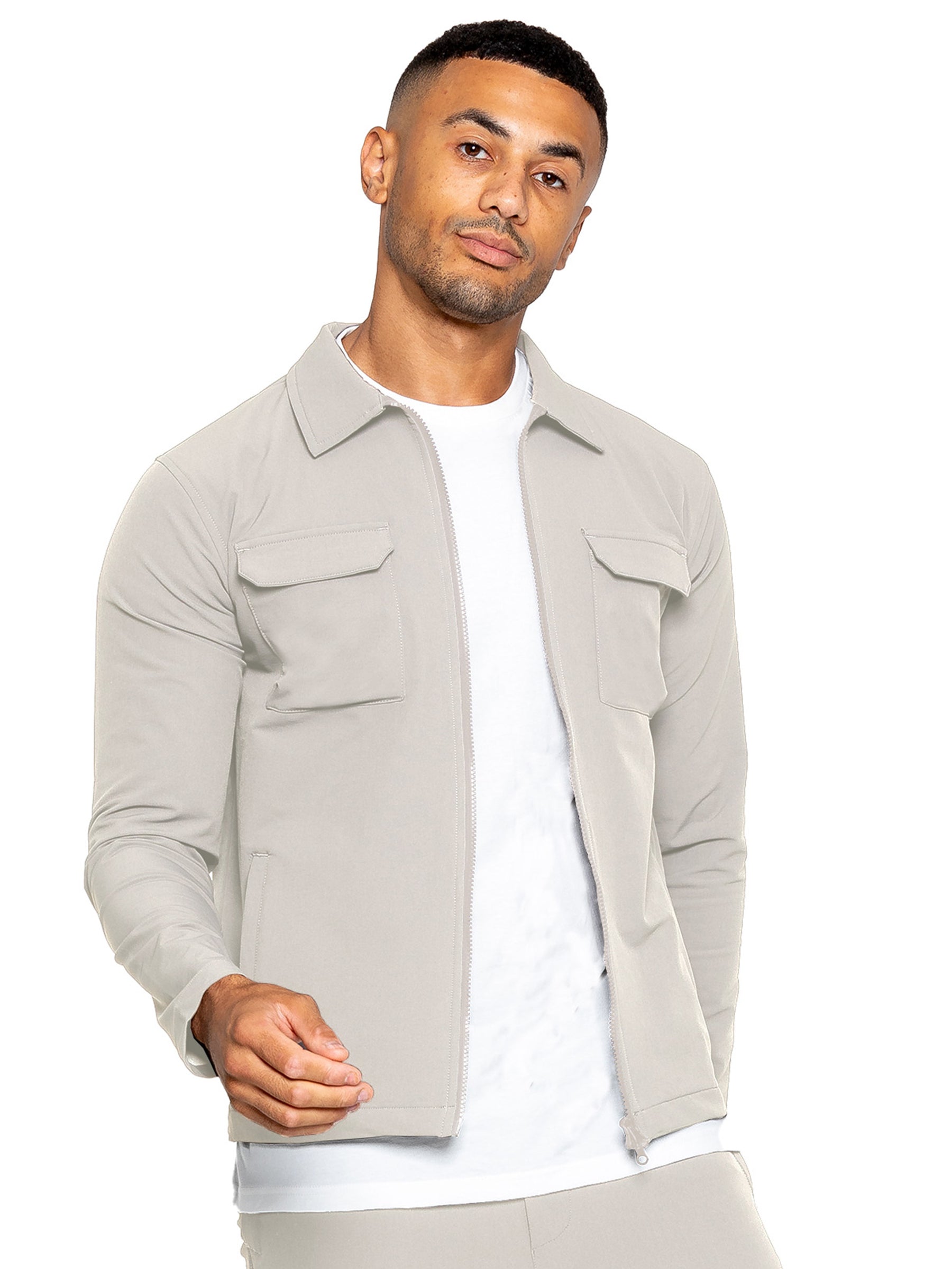 Enzo Milano | Mens Cargo Pockets Jacket