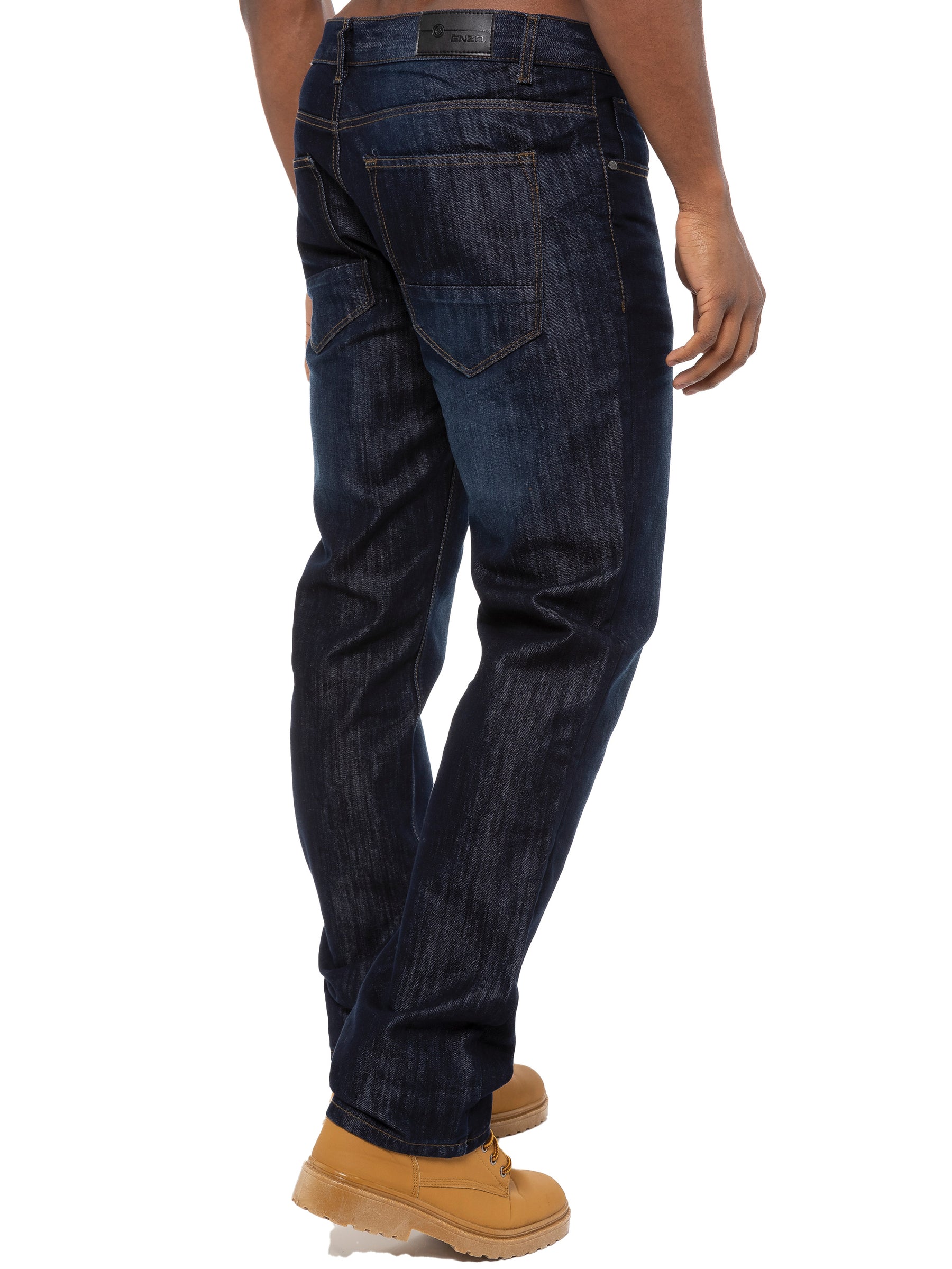 Enzo | Mens Regular Straight Leg Jeans
