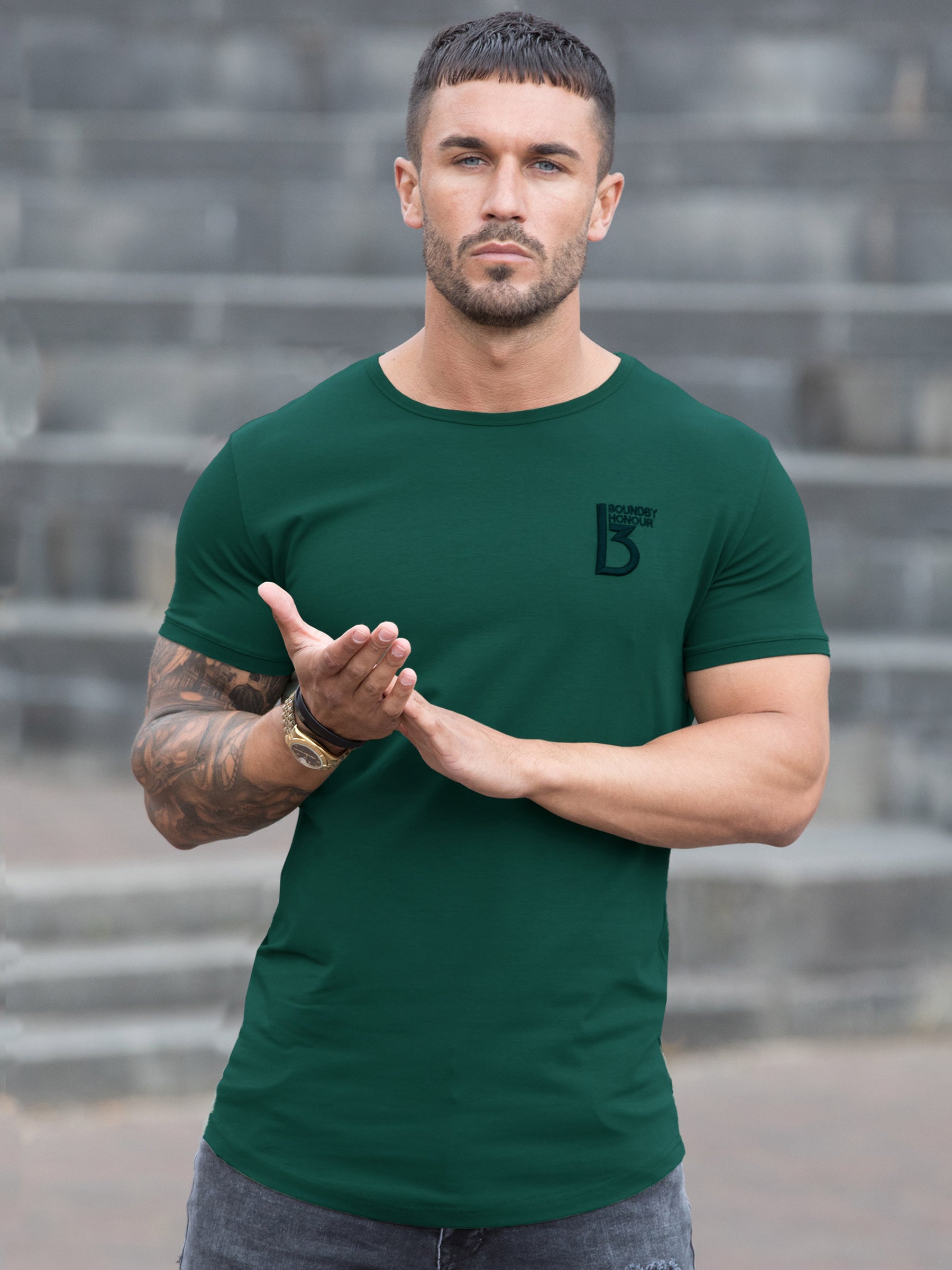 BST24 BH Men's Branded Short Sleeve Athletic T-shirt | Bound By Honour Bound By Honour RAWDENIM