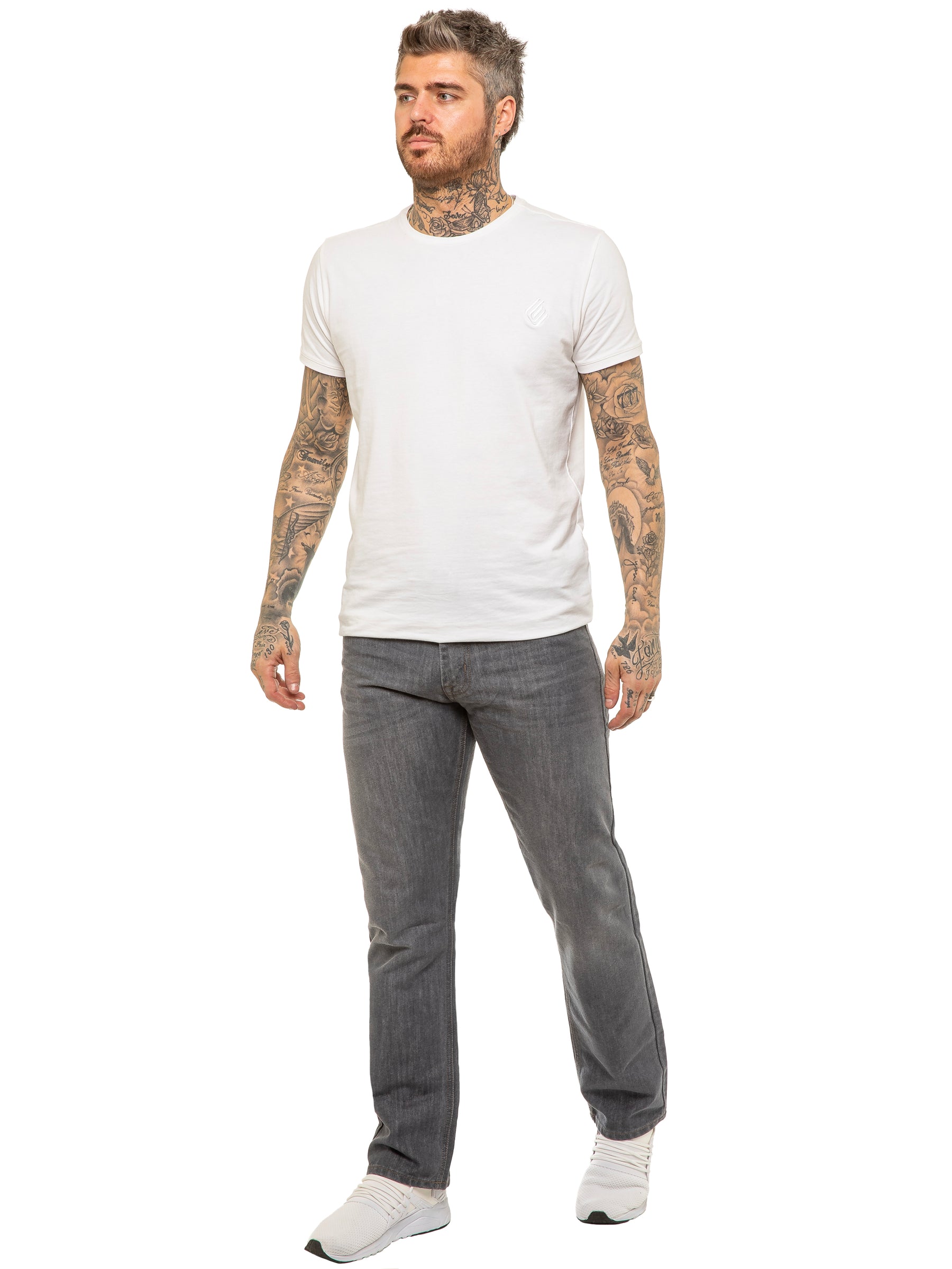 Enzo | Mens Regular Straight Leg Jeans