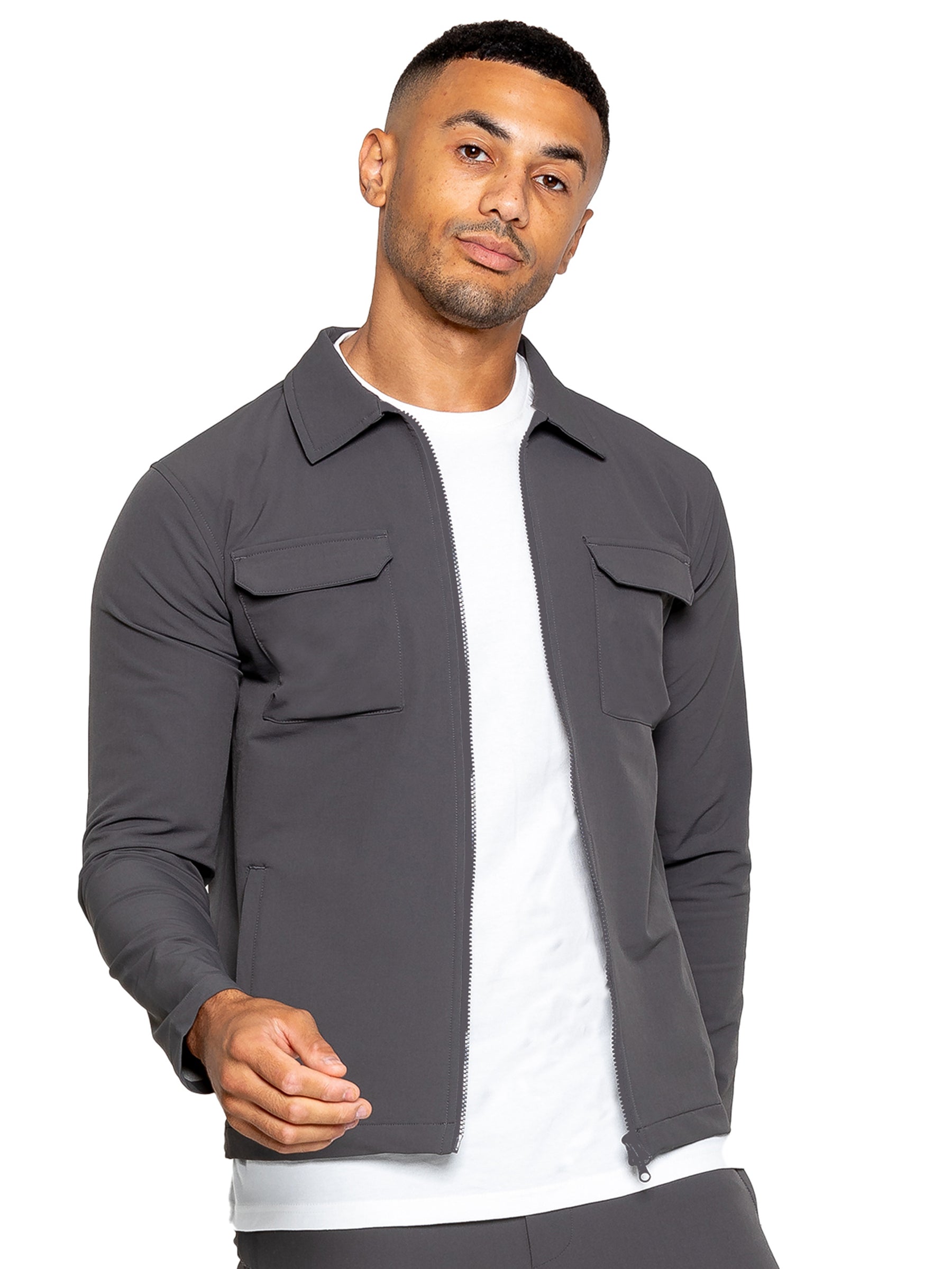 Enzo Milano | Mens Cargo Pockets Jacket