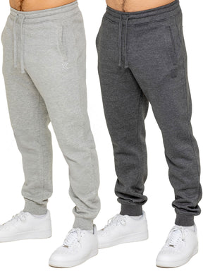 Kruze | Mens Fleece Joggers 2 Pack