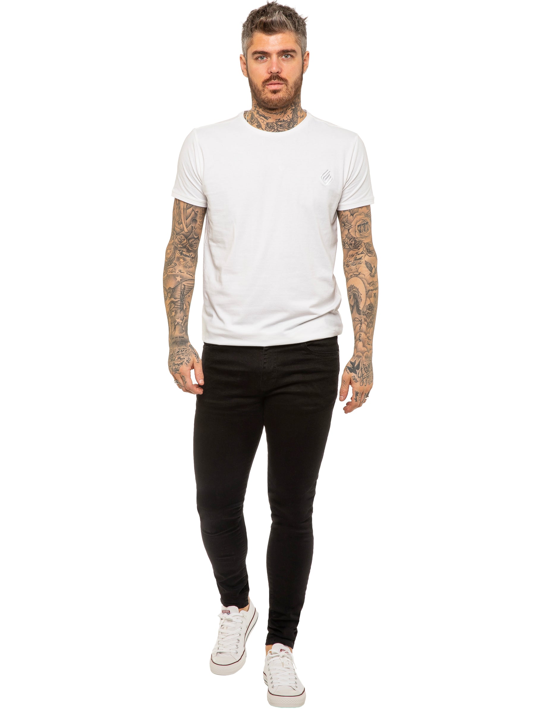 Enzo | Mens Designer Stretch Skinny Fit Jeans