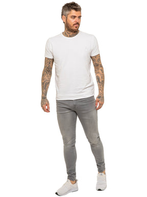 Enzo | Mens Designer Stretch Skinny Fit Jeans