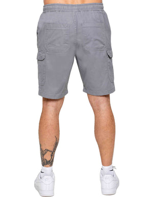 Kruze | Mens Cargo Chino Shorts 2 Pack
