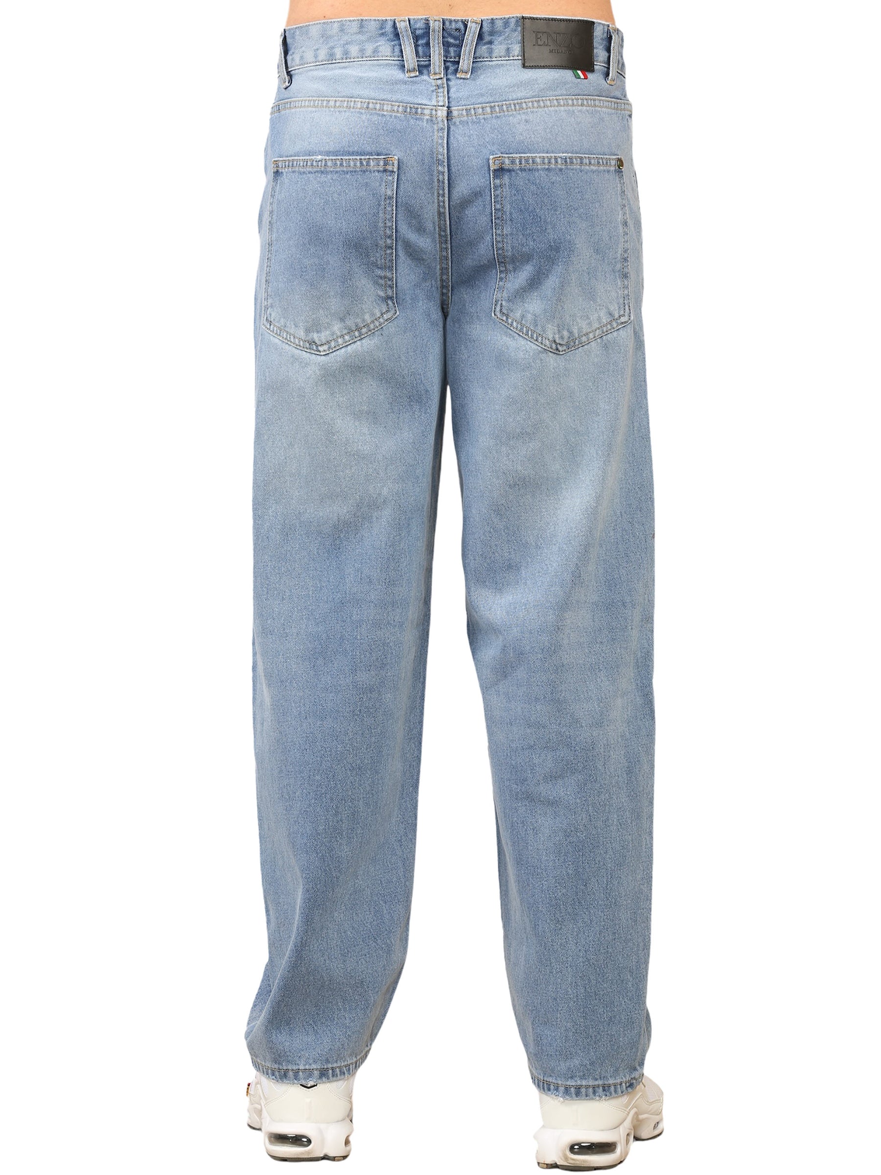 Enzo Milano | Mens Wide-Leg Jeans