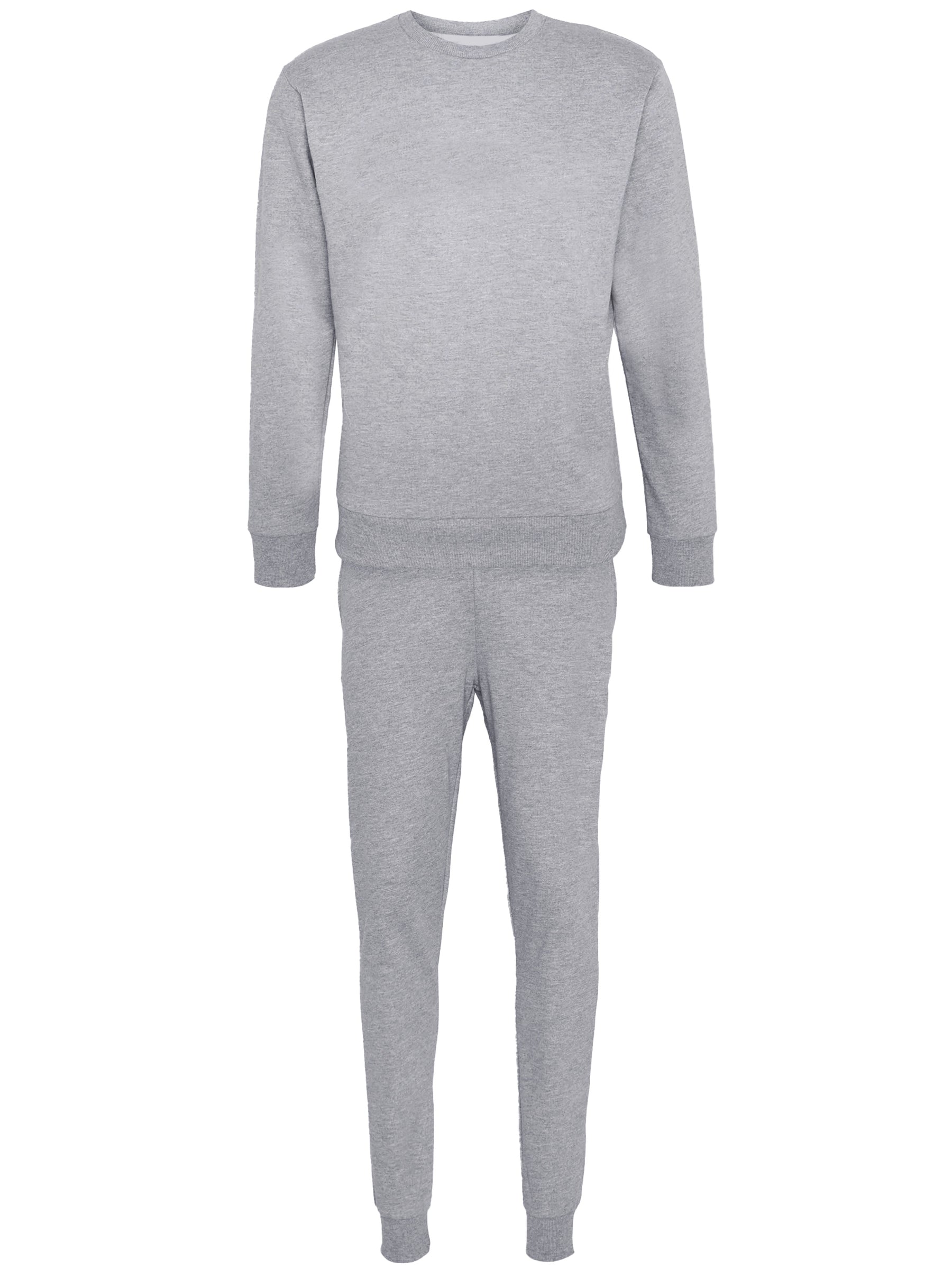 Kruze | Mens Pullover Hoodie Zipped Fleece Tracksuit Set