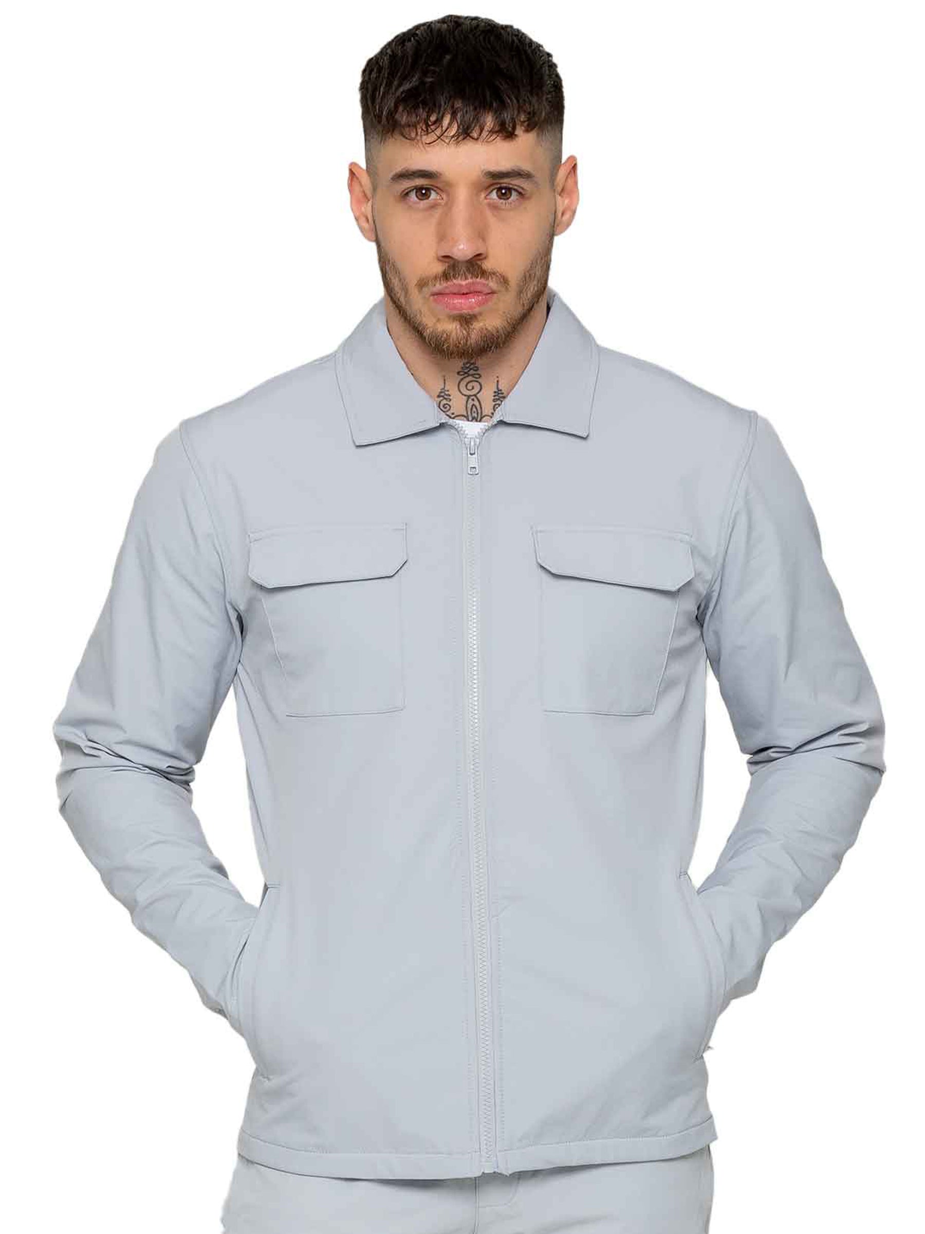 Enzo Milano | Mens Cargo Pockets Jacket