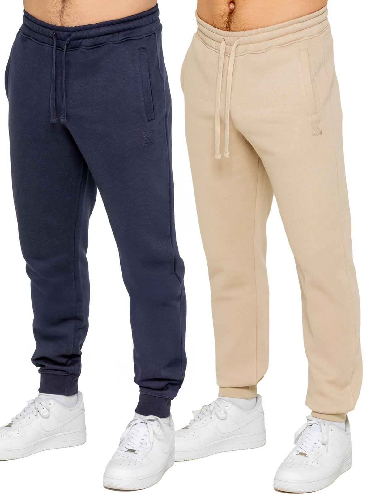 Kruze | Mens Fleece Joggers 2 Pack