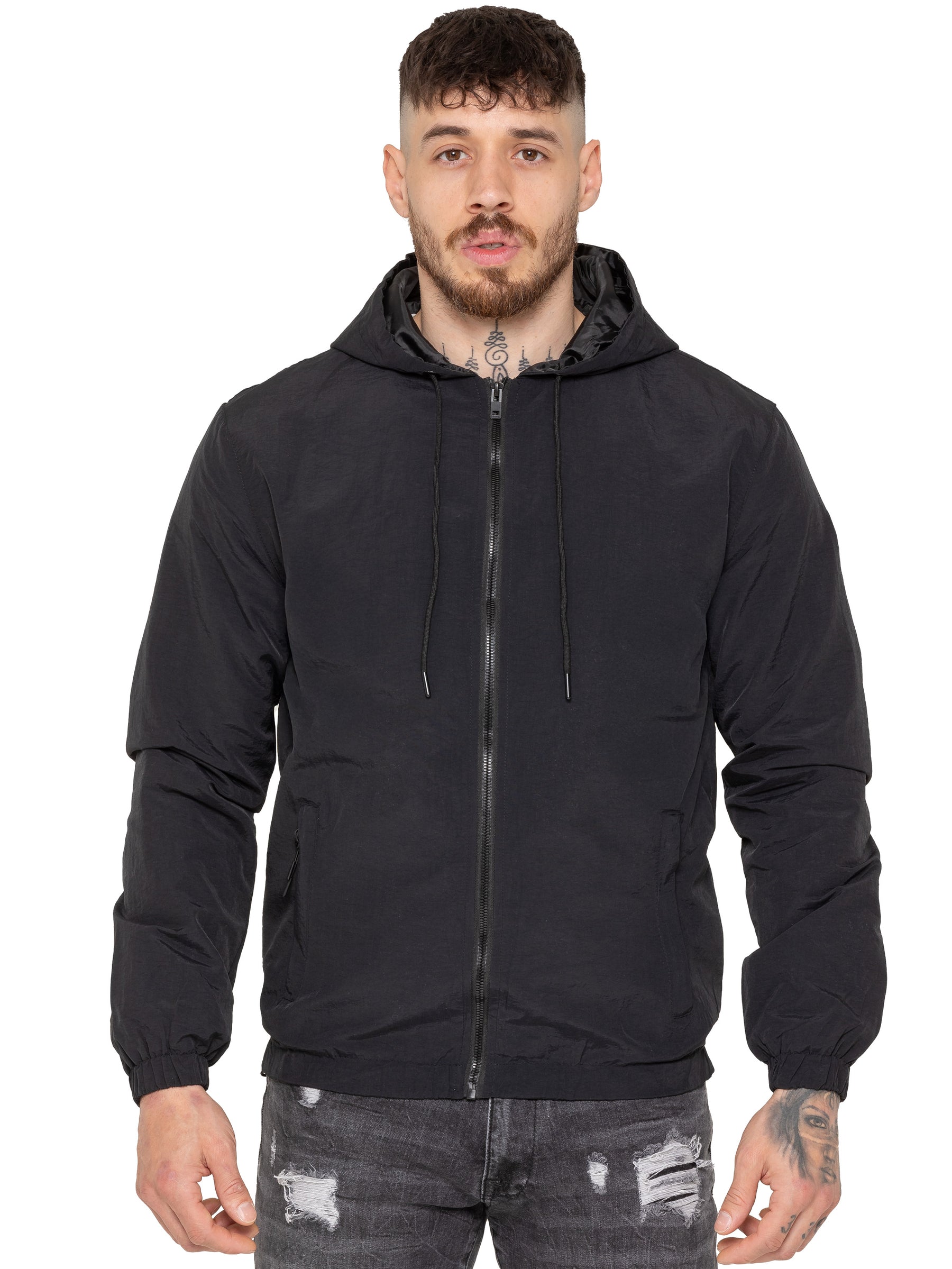 Enzo Milano | Mens Windbreaker and Cargo Pants Set