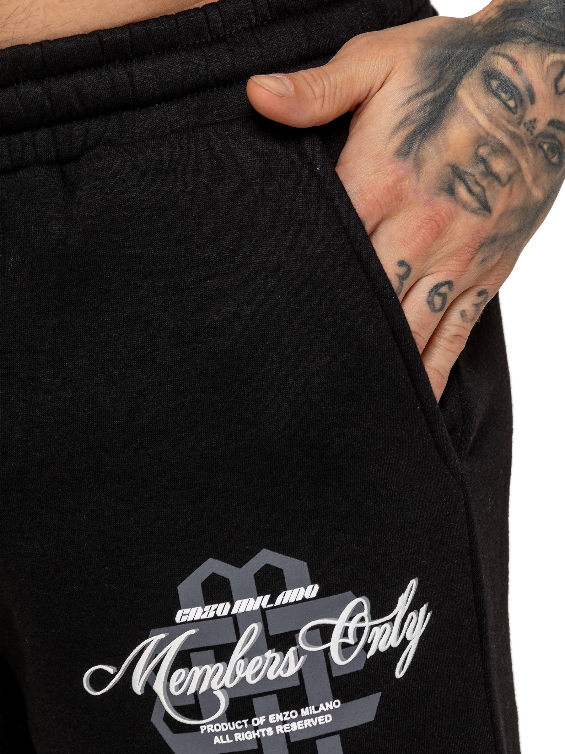 Enzo Milano | Mens Logo T-Shirt & Shorts Set