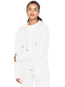 EZLHDZ596 Copy of Enzo | Womens Oversized Zipped Hoodie ENZO RAWDENIM