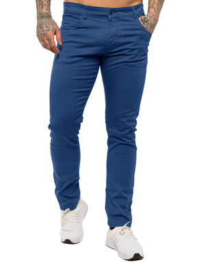 Kruze | Mens Slim Fit Stretch Chinos