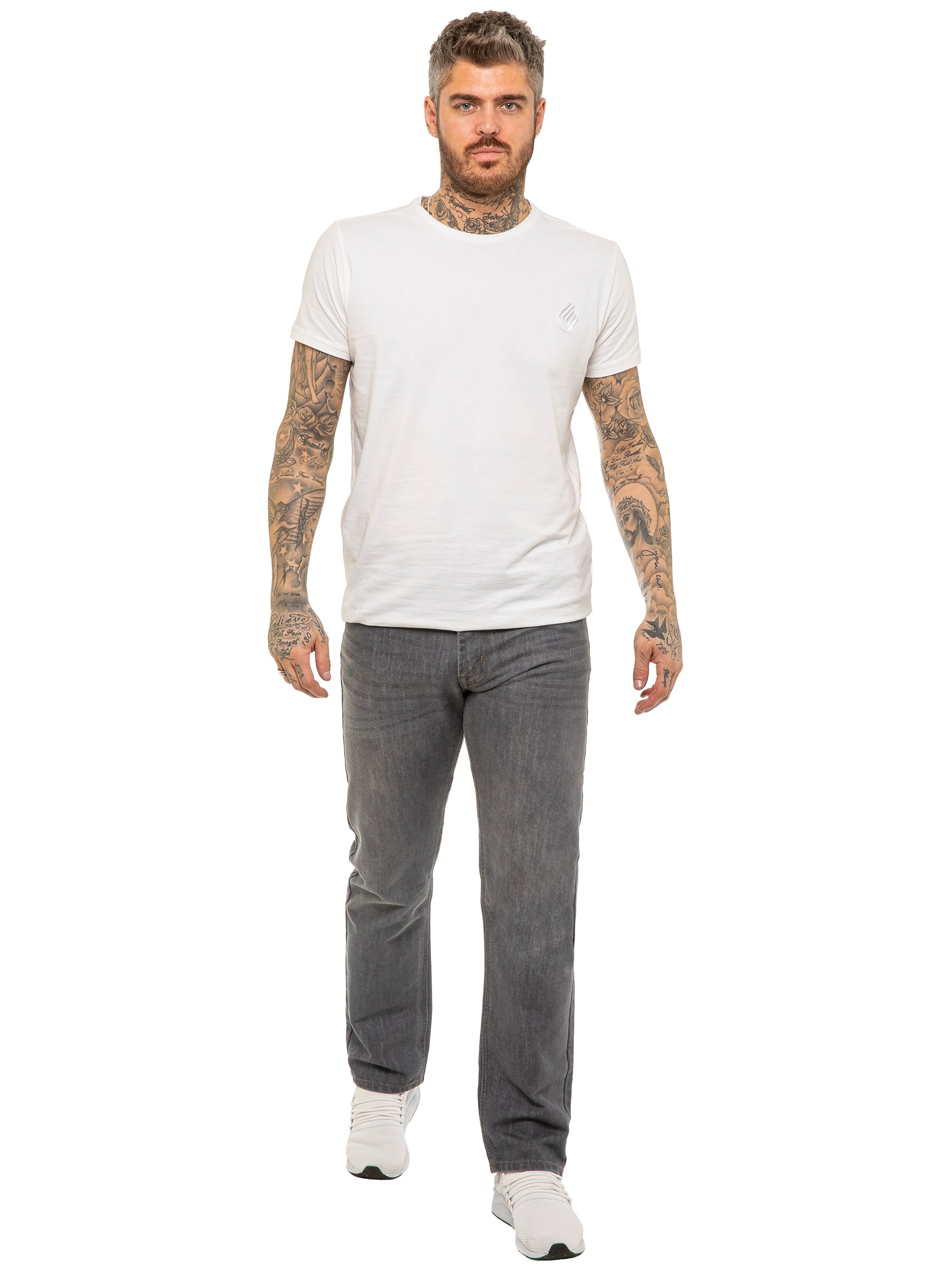 Enzo | Mens Regular Straight Leg Jeans