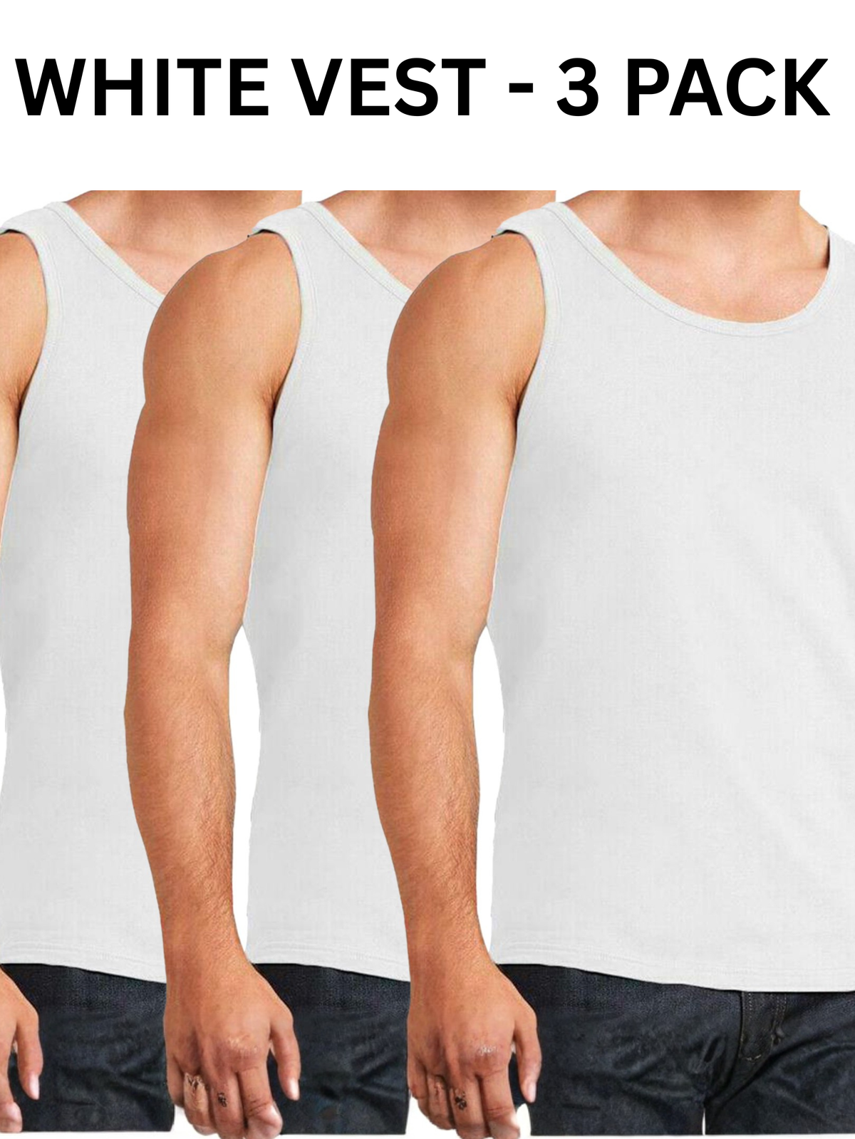 Mens Cotton Vest Casual Gym Tops