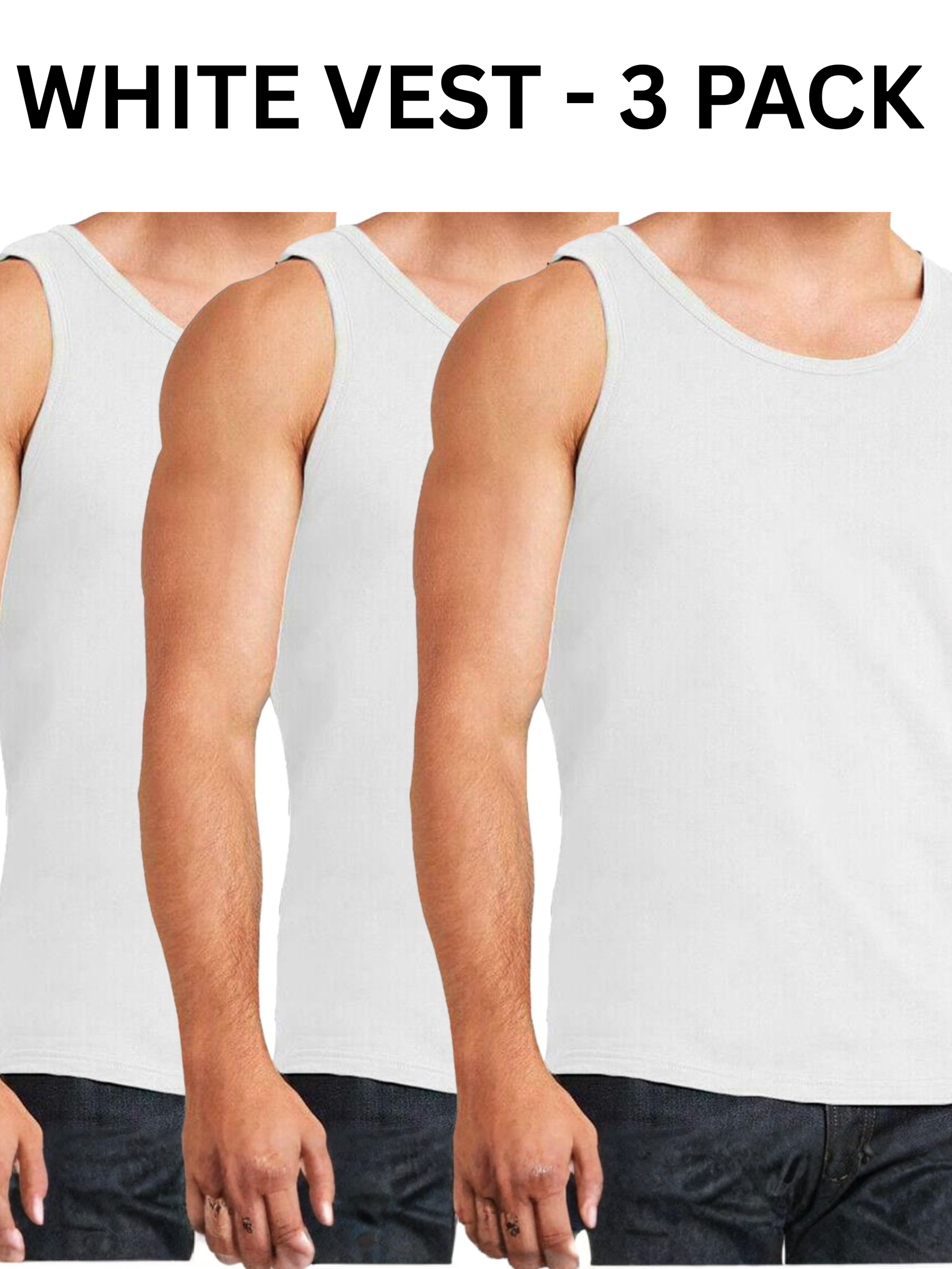 Mens Cotton Vest Casual Gym Tops