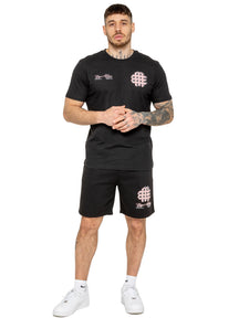 Enzo Milano | Mens Printed T-Shirt & Shorts Set