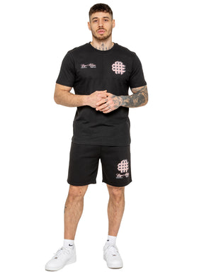 Enzo Milano | Mens Printed T-Shirt & Shorts Set