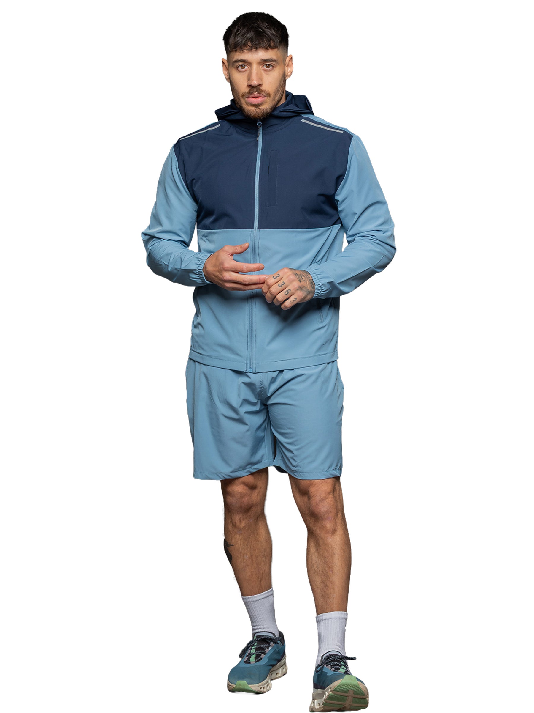 Kruze | Mens Woven Jacket & Shorts Set