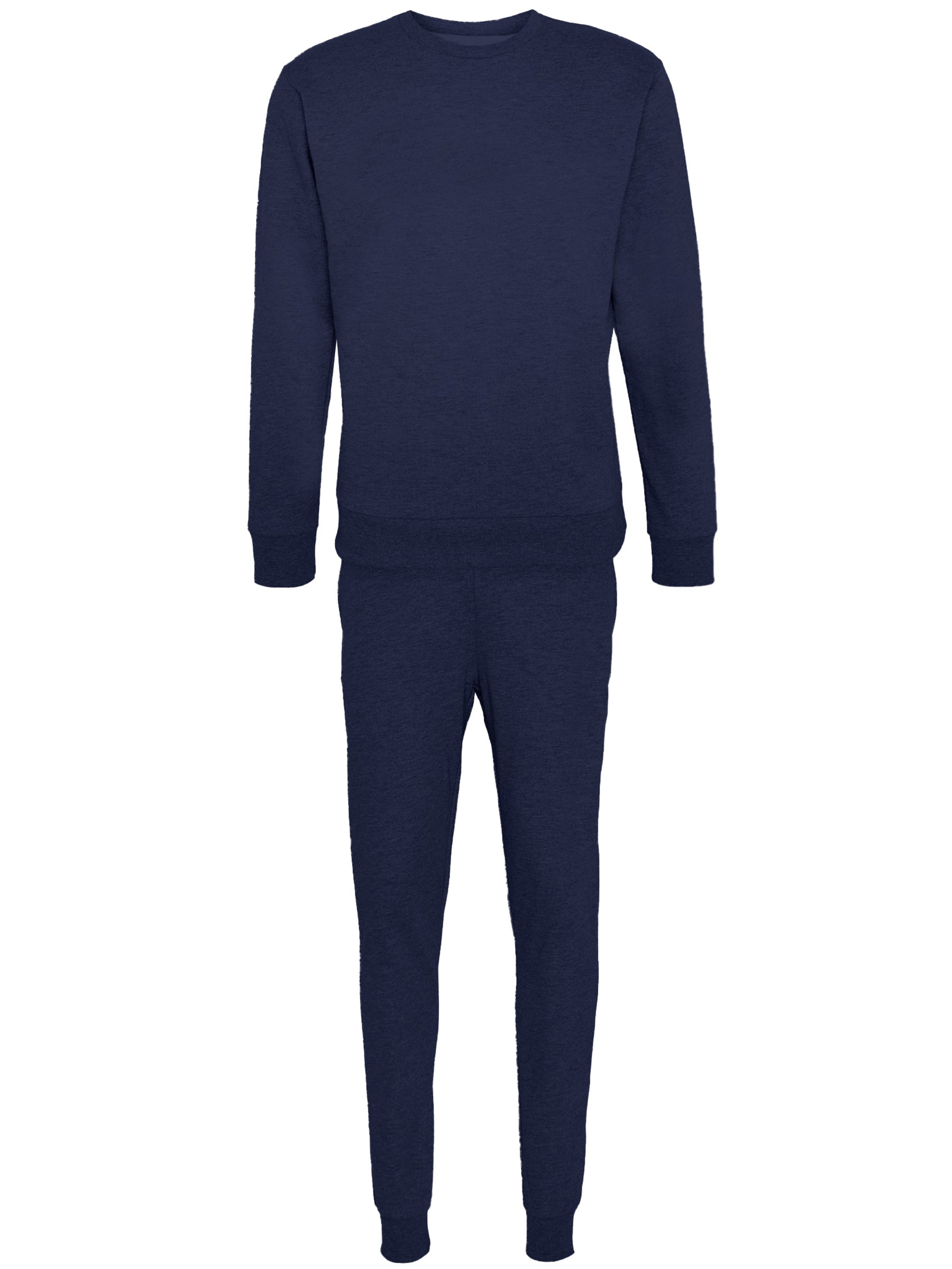 Kruze | Mens Pullover Hoodie Zipped Fleece Tracksuit Set