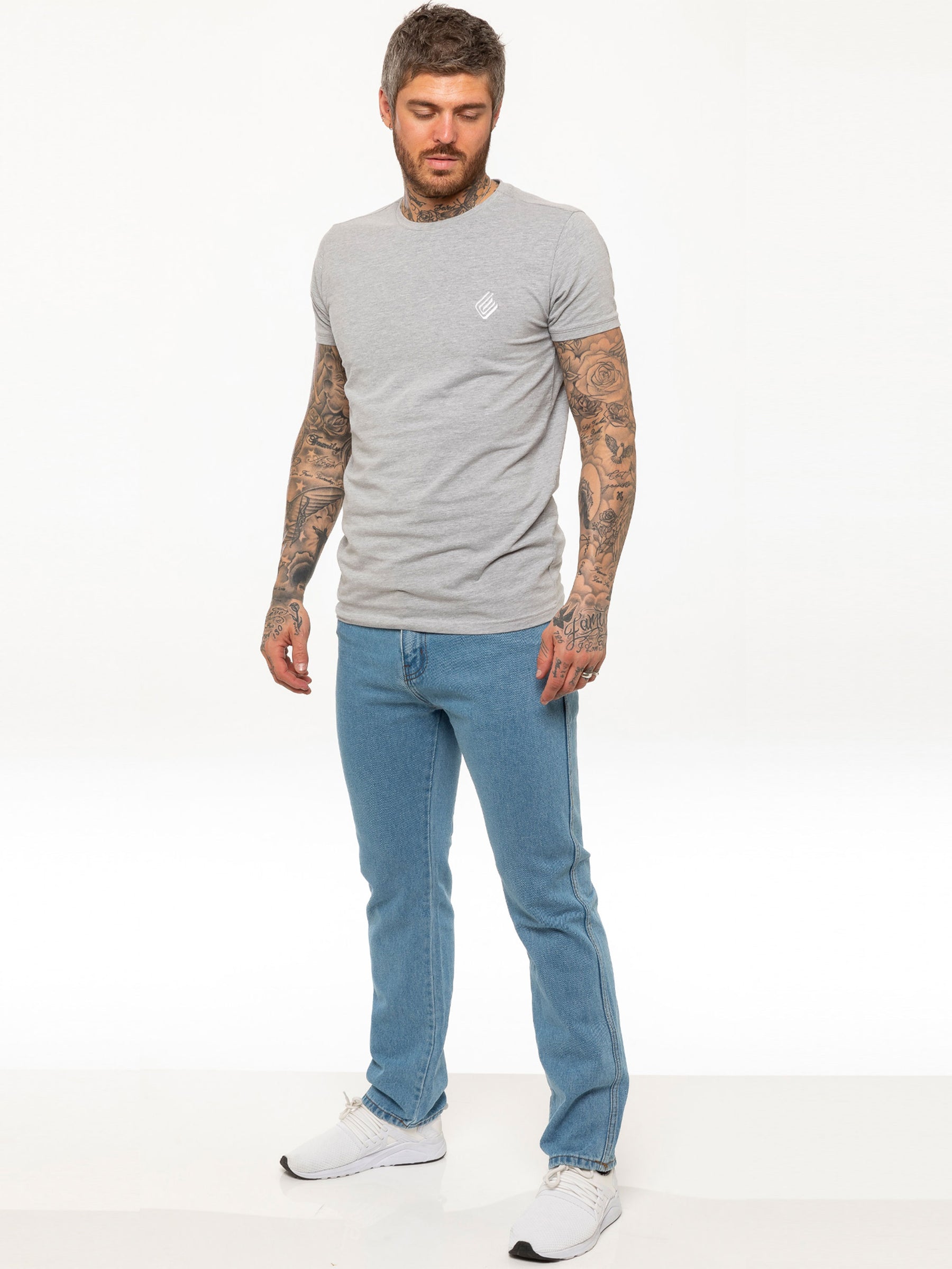 Kruze | Mens Straight Leg Denim Jeans