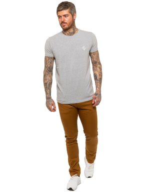 Kruze | Mens Slim Fit Stretch Chinos