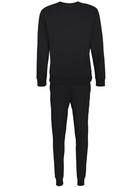 Kruze | Mens Pullover Hoodie Zipped Fleece Tracksuit Set