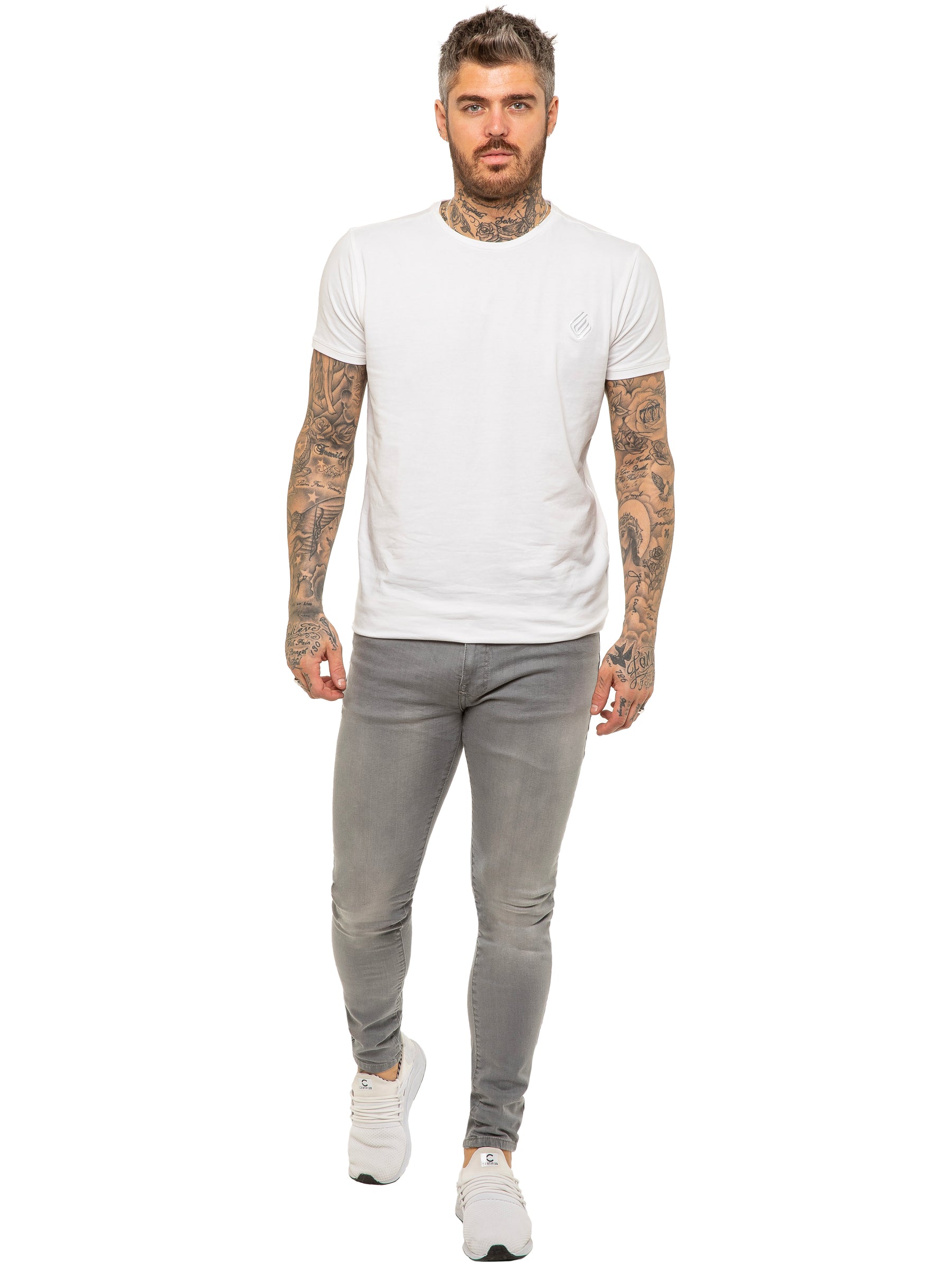 Enzo | Mens Designer Stretch Skinny Fit Jeans
