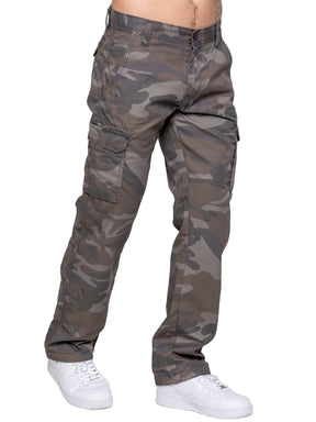 Kruze | Mens Cargo Camo Trousers