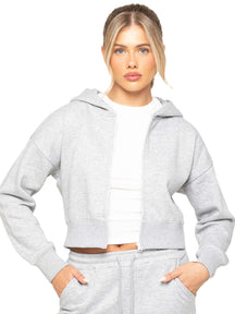 Enzo | Womens Cropped Zipped Hoodie