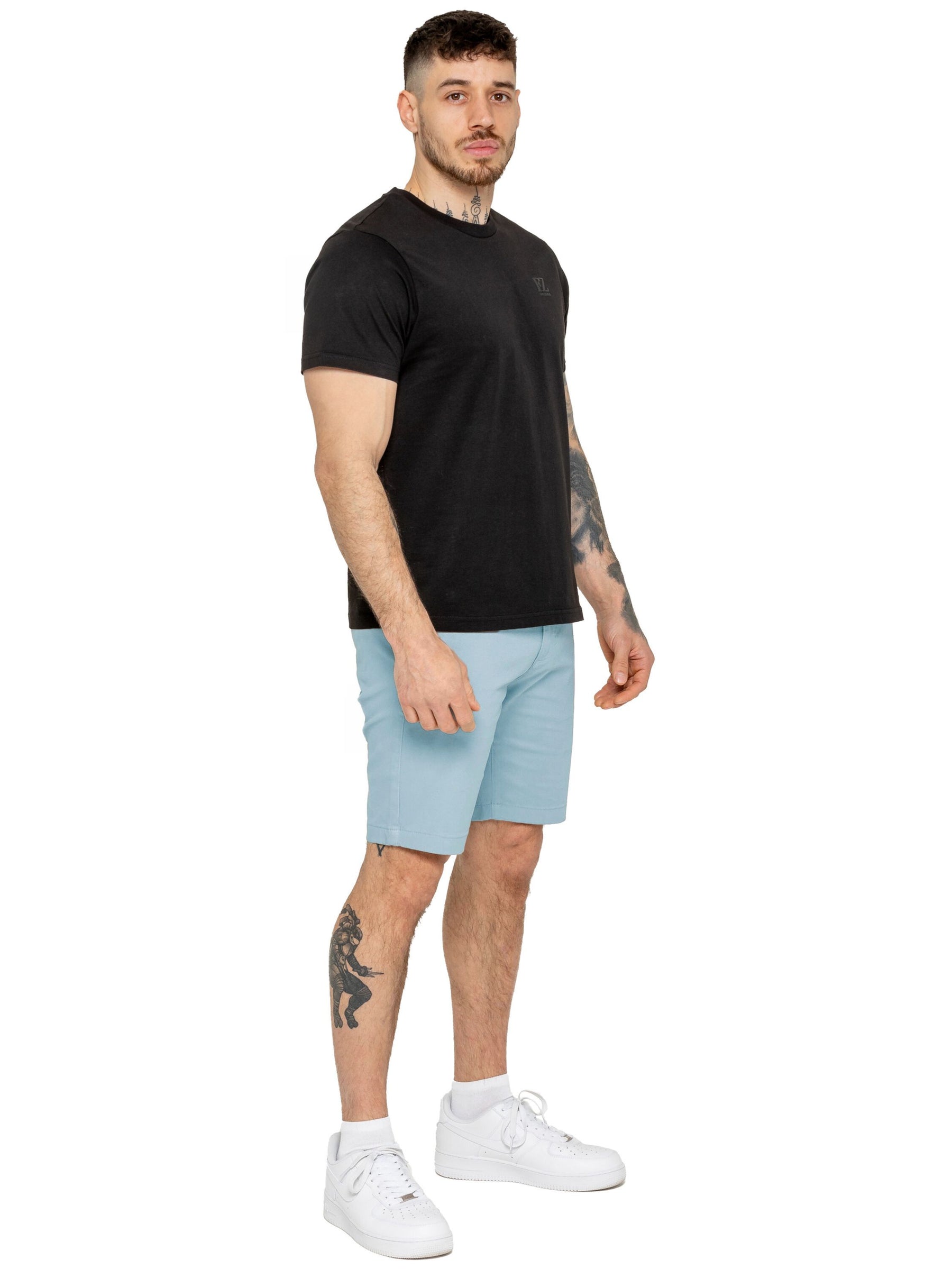 Enzo | Mens Stretch Chino Shorts