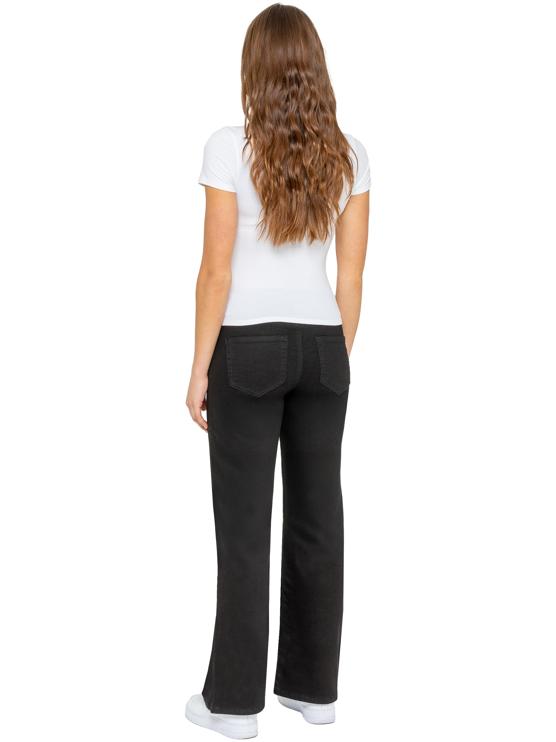 Enzo | Womens Wide Leg Jeans