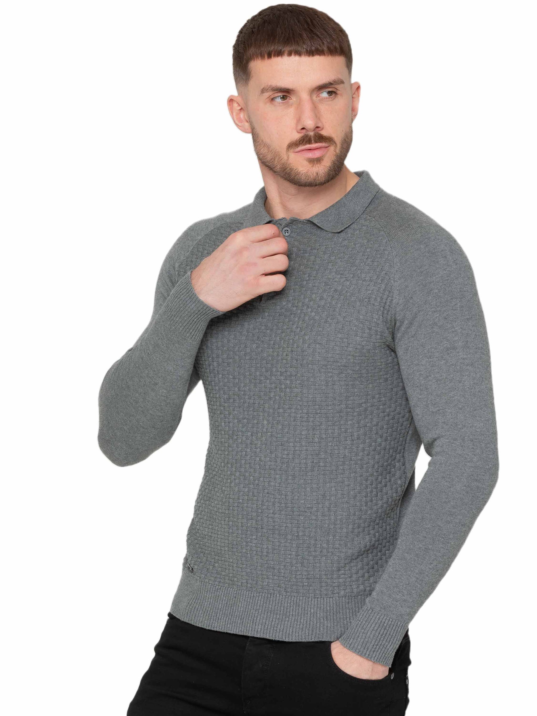 Enzo Milano | Mens Waffle Knit Jumper