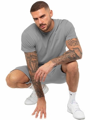 Enzo | Mens T-Shirt Tracksuit Set With Shorts