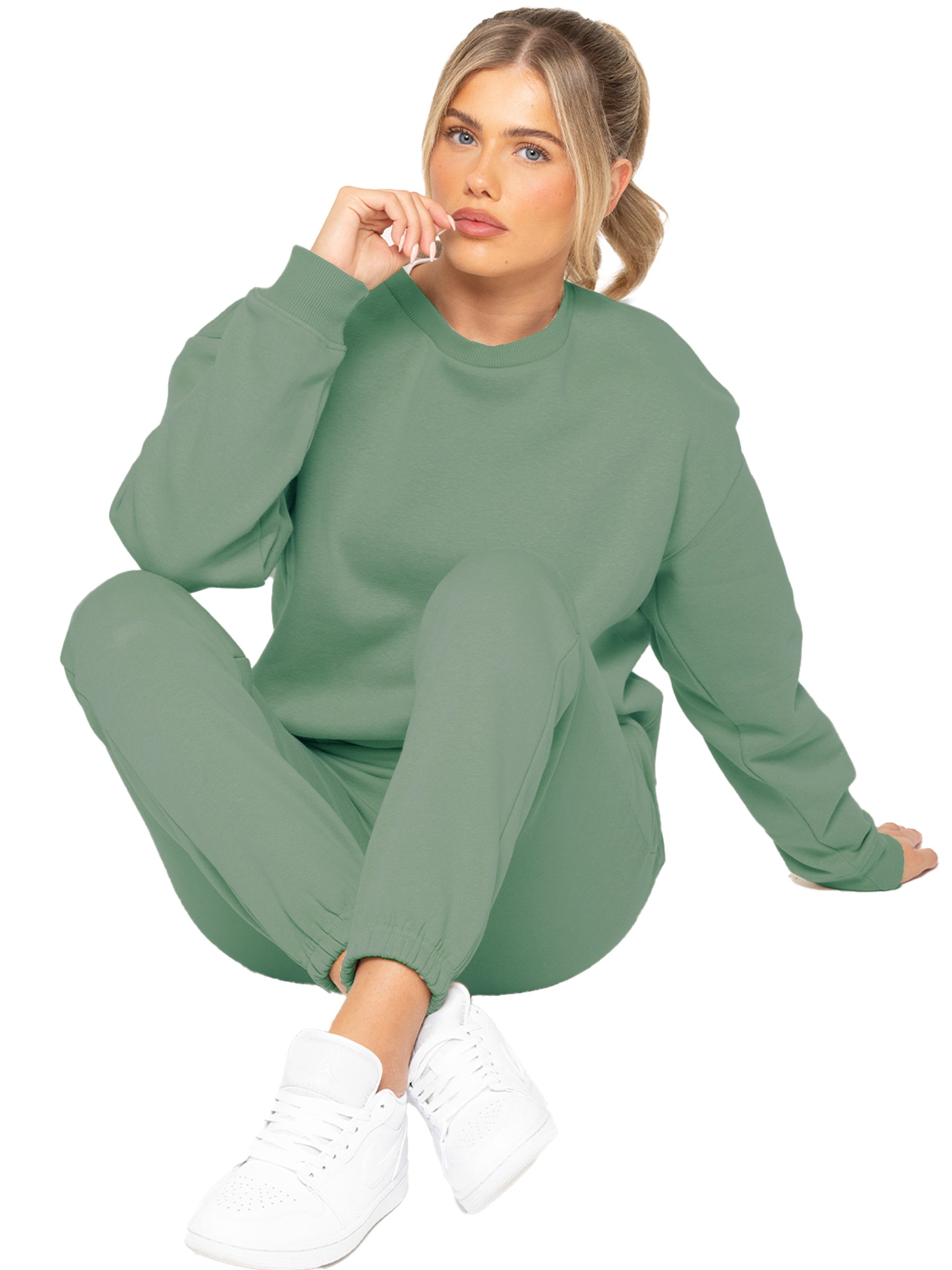 Enzo | Womens Oversized Sweatshirt Tracksuit