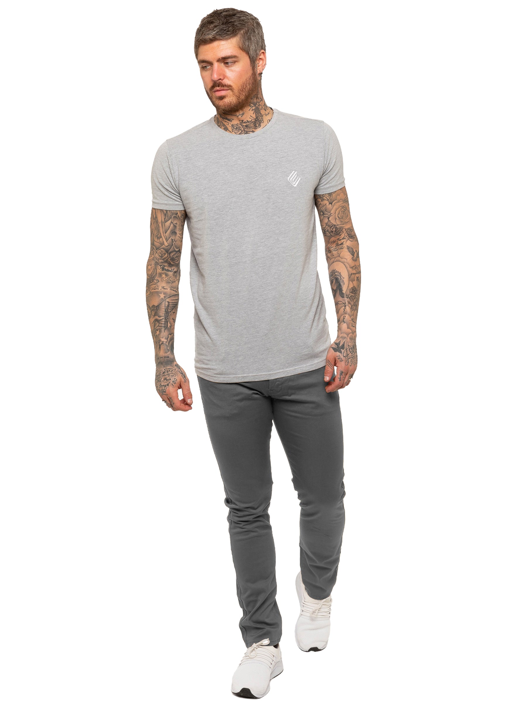 Kruze | Mens Slim Fit Stretch Chinos