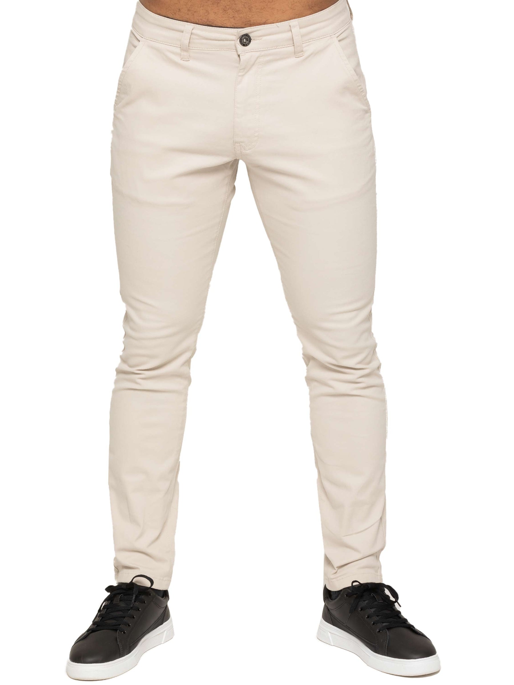 Mens Chinos Slim Fit Stretch Jeans | Enzo Designer Menswear