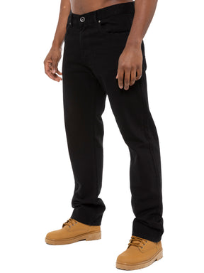 Enzo | Mens Regular Tapered Fit Designer Jeans