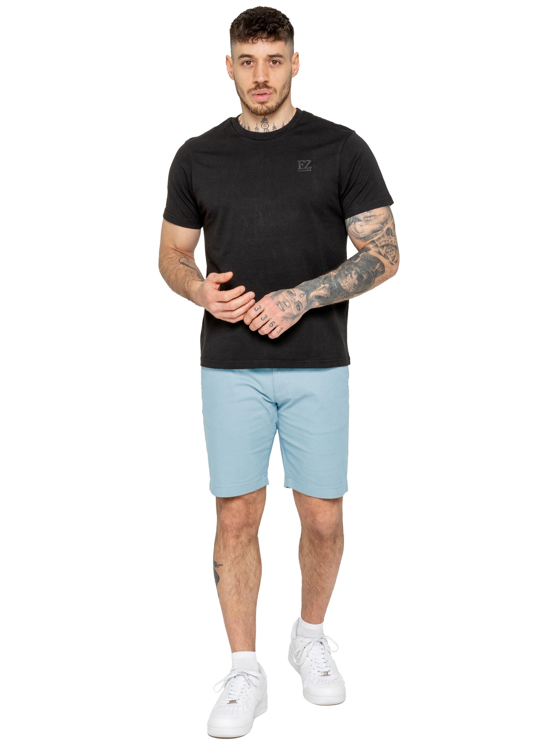 Enzo | Mens Stretch Chino Shorts