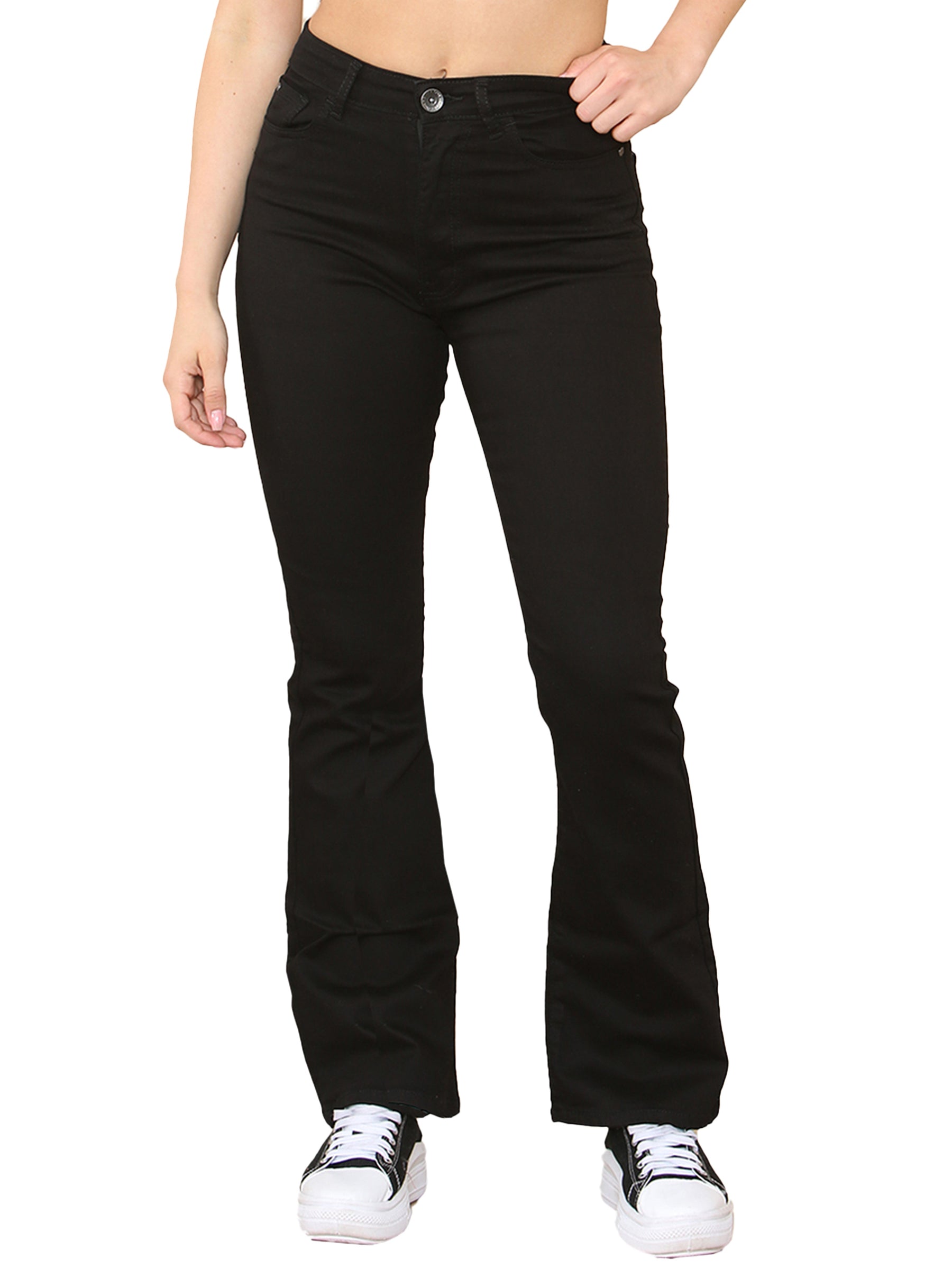 Enzo Womens Bootcut Jeans - Main Image
