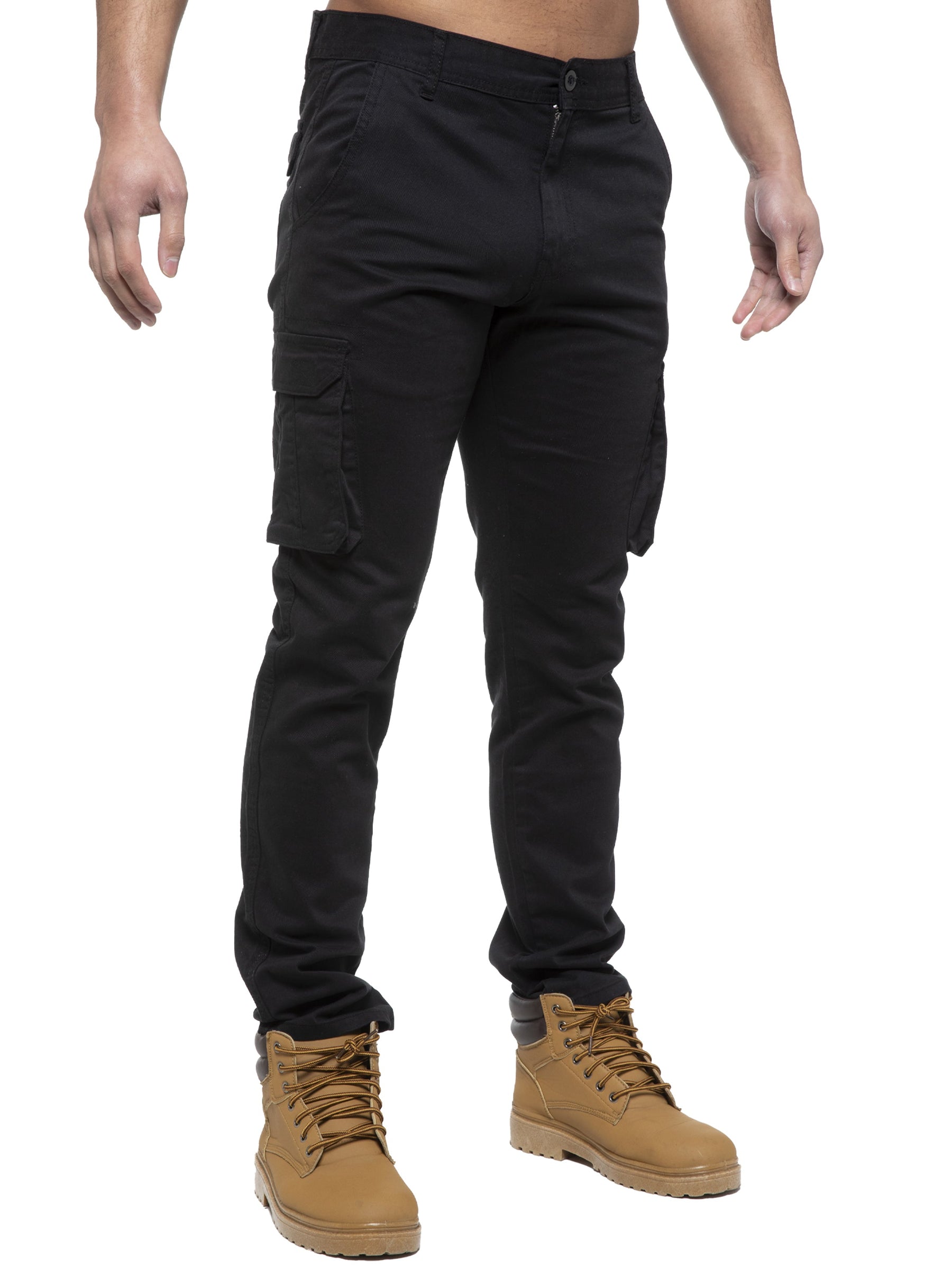 EZ425 Copy of Enzo | Mens Cargo Straight Fit Jeans ENZO RAWDENIM