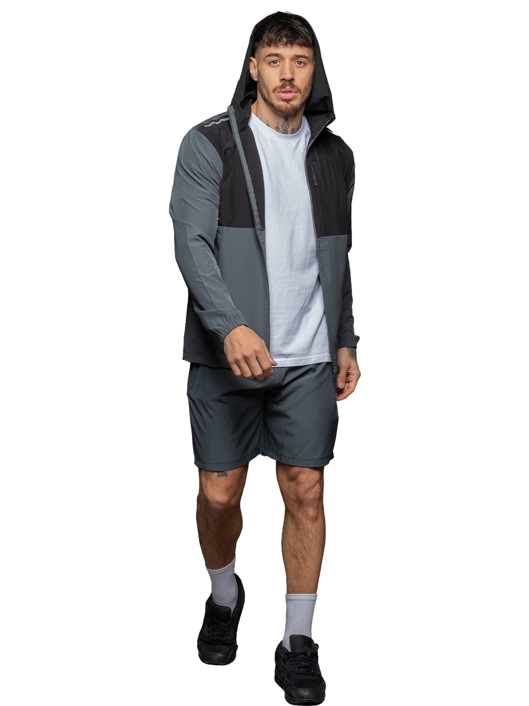 Kruze | Mens Woven Jacket & Shorts Set