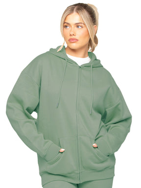 Enzo | Womens Oversized Zip Hoodie Tracksuit